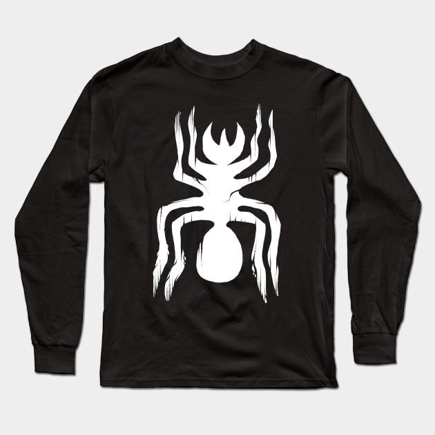 Nazca Lines Spider Long Sleeve T-Shirt by wildsidecomix